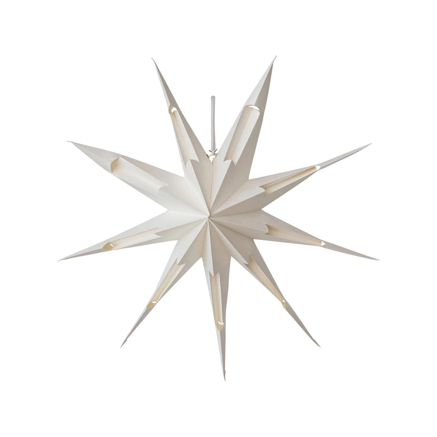 Paper Star with LED light string