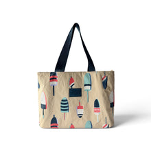 Load image into Gallery viewer, Striped Buoy Carry All Tote - Buoy Toss
