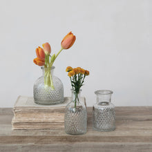 Load image into Gallery viewer, Pressed Glass Vase
