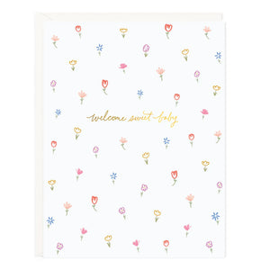 Welcome Sweet Baby Card