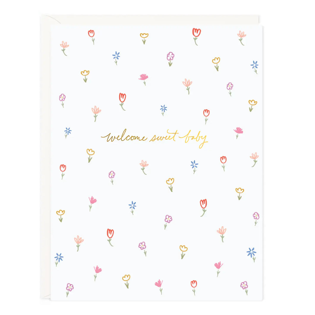 Welcome Sweet Baby Card