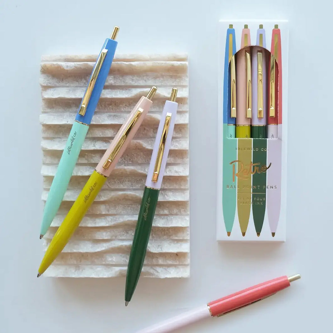 Rainbow Retro Pens