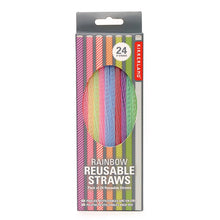 Load image into Gallery viewer, Rainbow Reusable Straw
