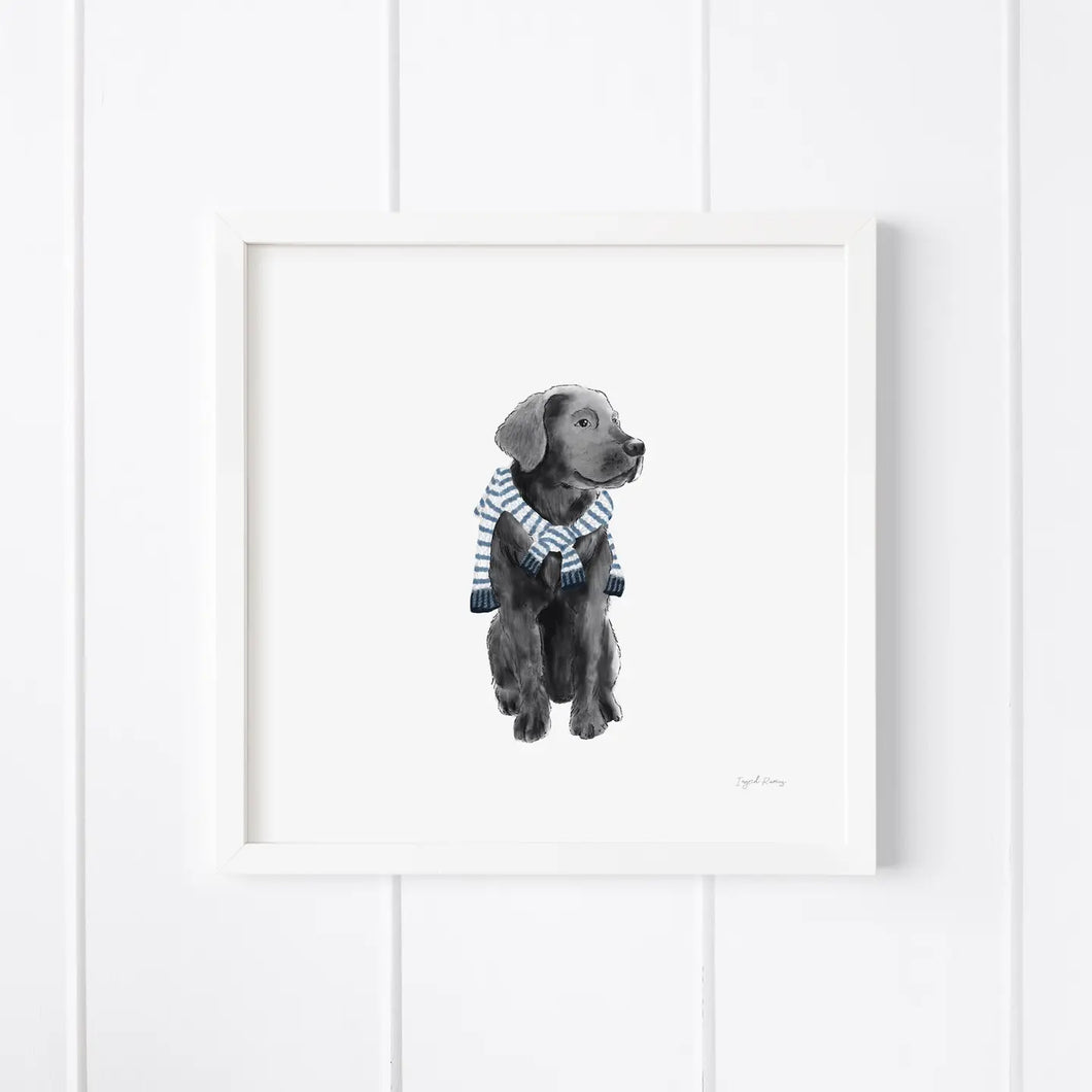 Preppy Lab R Print