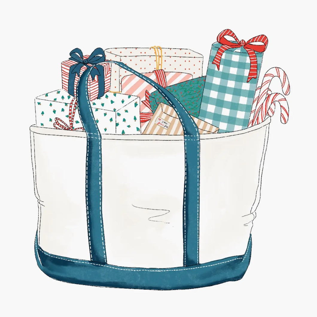 Tote with Presents Card