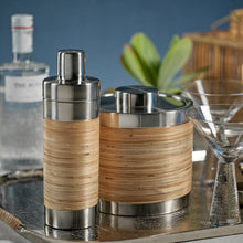 Load image into Gallery viewer, Rattan &amp; SS Ice Bucket
