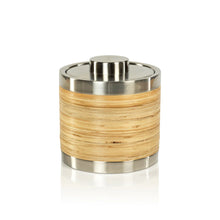 Load image into Gallery viewer, Rattan &amp; SS Ice Bucket
