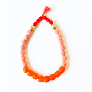 Recycled African Glass Bracelet