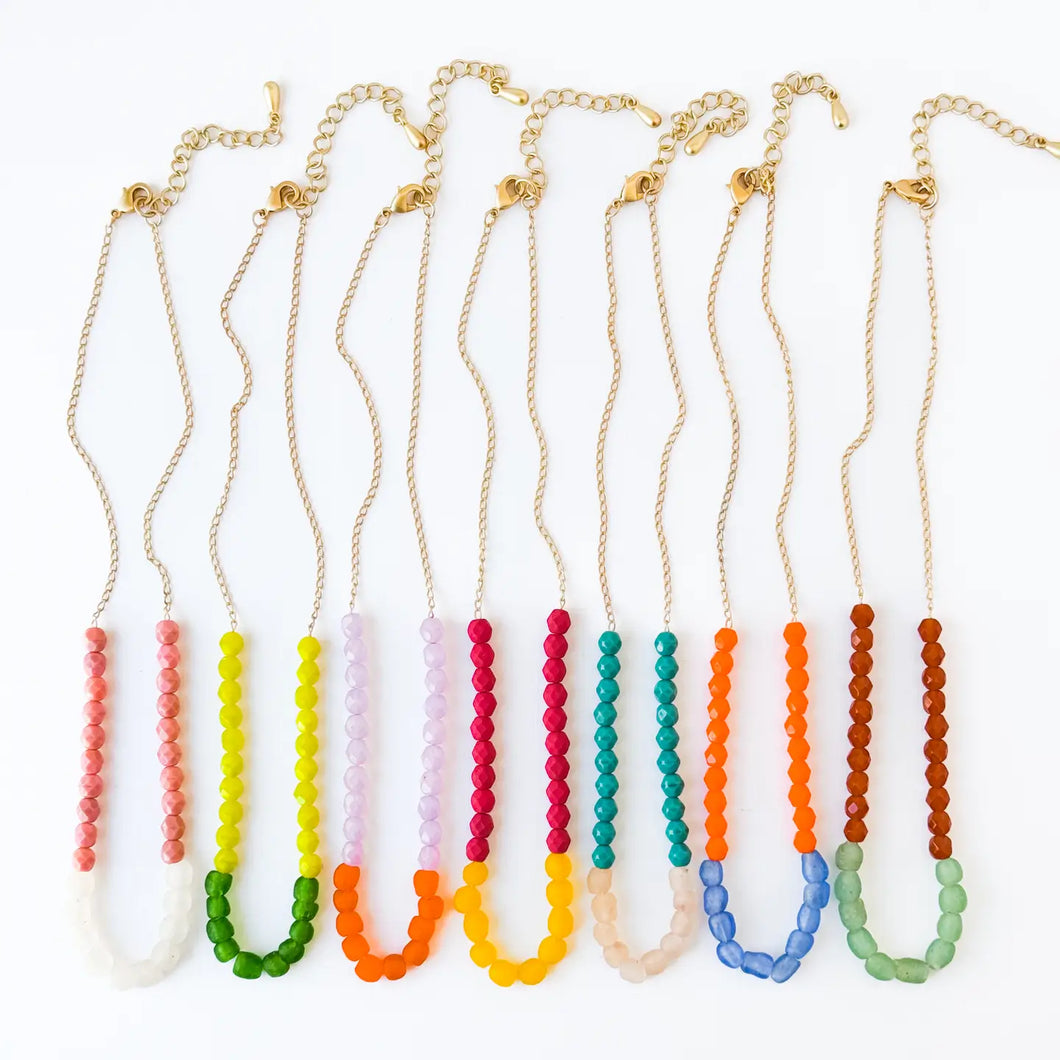 Recycled African Glass Necklace