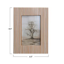 Load image into Gallery viewer, Caramel Resin Stripe Frame

