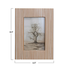 Caramel Resin Stripe Frame