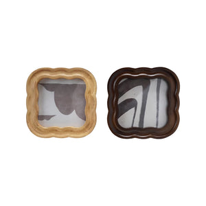 Rubber Wood Scallop Frames