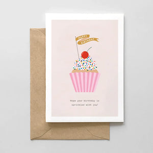 Birthday Sprinkle Cupcake Card
