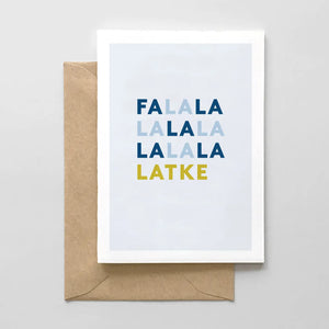 Fa La La Latke Card