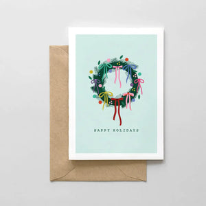 Wreath Bow Card