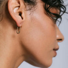 Load image into Gallery viewer, Safety Pin Hoop
