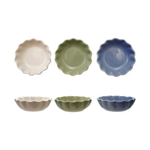 Load image into Gallery viewer, Scalloped Stoneware Bowls
