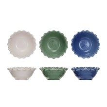 Load image into Gallery viewer, Scalloped Stoneware Bowls
