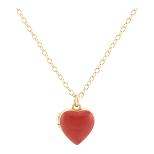 Enamel Heart Locket