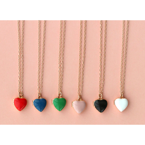 Enamel Heart Locket