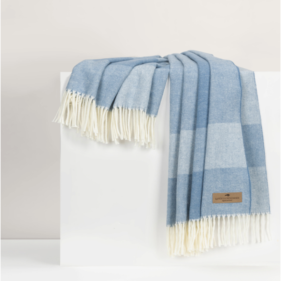 Hampton Plaid Herringbone Throw