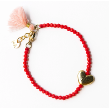 Load image into Gallery viewer, Emmy Crystal Hrt Bracelet
