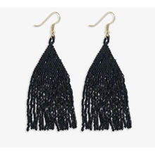 Load image into Gallery viewer, Lexie Solid Bead Fringe Earring
