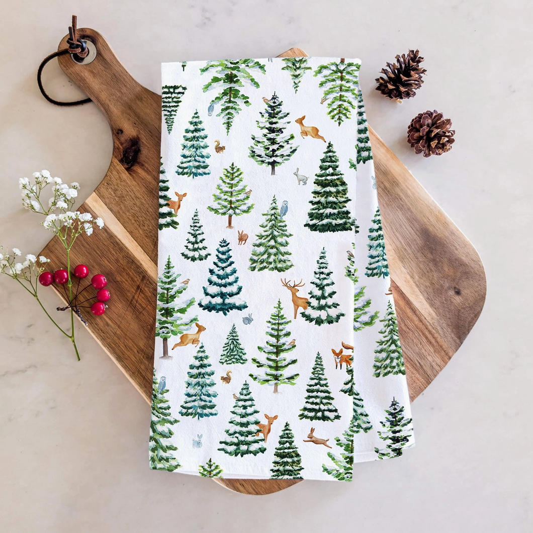Woodland Tea Towel