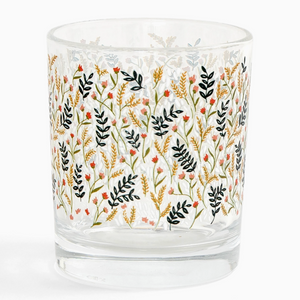 Etched Short Glass
