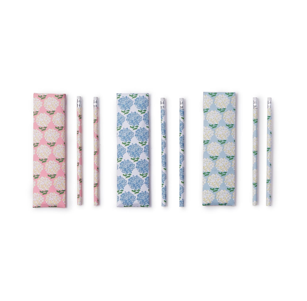 Hydrangea Pencil Set