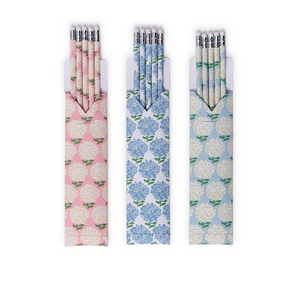 Hydrangea Pencil Set