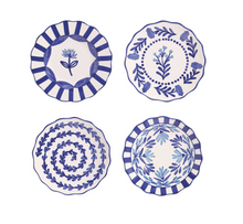 Load image into Gallery viewer, Blue Floral Plates
