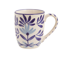 Load image into Gallery viewer, Blue Floral Mugs

