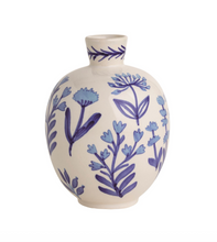 Load image into Gallery viewer, Blue Floral Bud Vases
