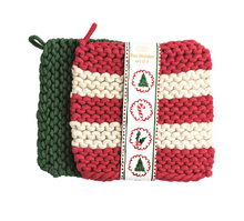 Load image into Gallery viewer, Stripe Set Pot Holders
