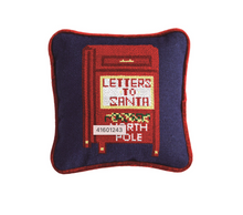 Load image into Gallery viewer, Holiday Mini Needlepoint Pillow
