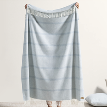 Load image into Gallery viewer, Montauk Stripe Herringbone Throw
