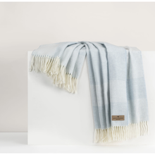 Load image into Gallery viewer, Hampton Plaid Herringbone Throw
