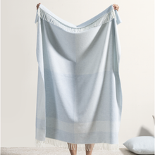 Load image into Gallery viewer, Hampton Plaid Herringbone Throw

