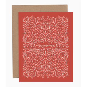 Holiday Floral Card