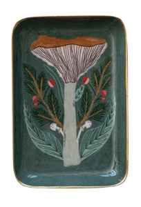 Enamel Mushroom Tray