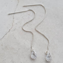 Load image into Gallery viewer, Crystal Threader Earrings
