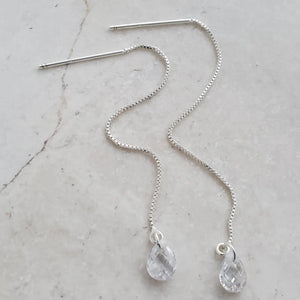Crystal Threader Earrings