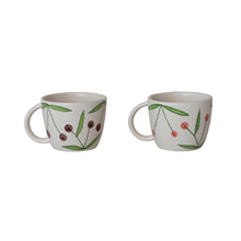 Load image into Gallery viewer, Stoneware Cherries Mug
