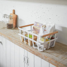 Load image into Gallery viewer, Tosca Dual-Handle White Basket
