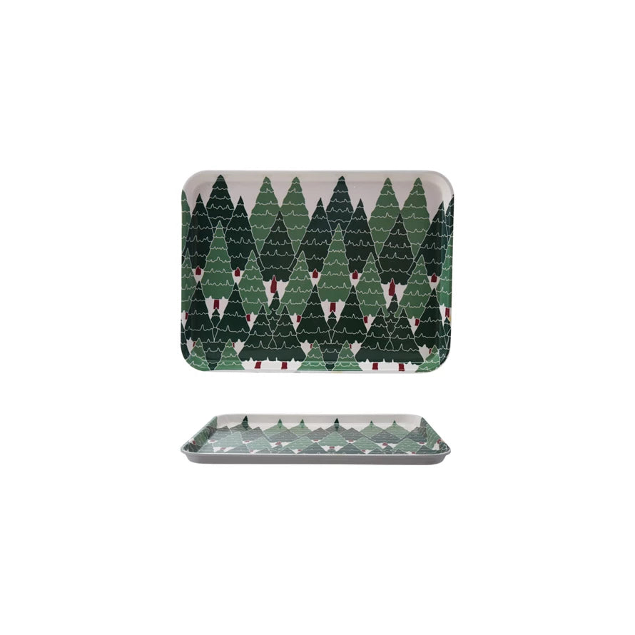 Trees Bamboo Tray