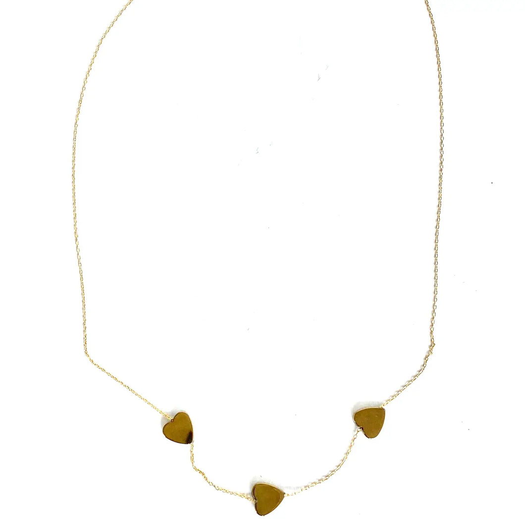 Triple Heart Necklace