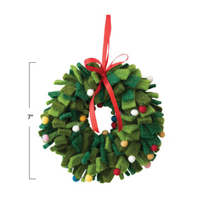 Handmade Wool Felt Wreath