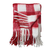 Load image into Gallery viewer, Red Buffalo Check Acrylic Throw
