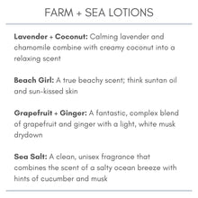 Load image into Gallery viewer, Farm + Sea Lotion 8oz
